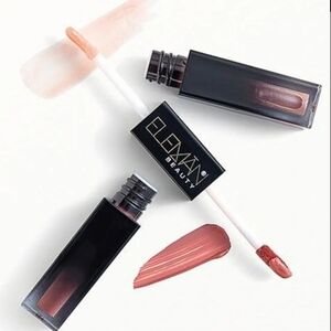 Eleman Beauty Santorini 7020 Dual-Ended Lip Gloss + Liquid Lip Chic NEW